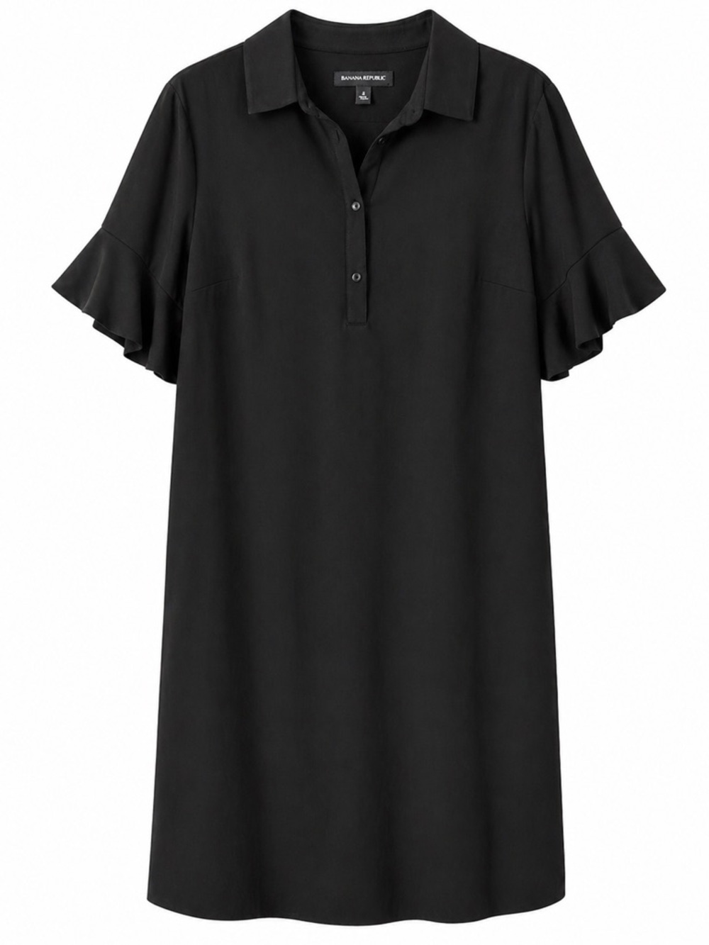 Banana Republic Minimalist Black Office Dress S
